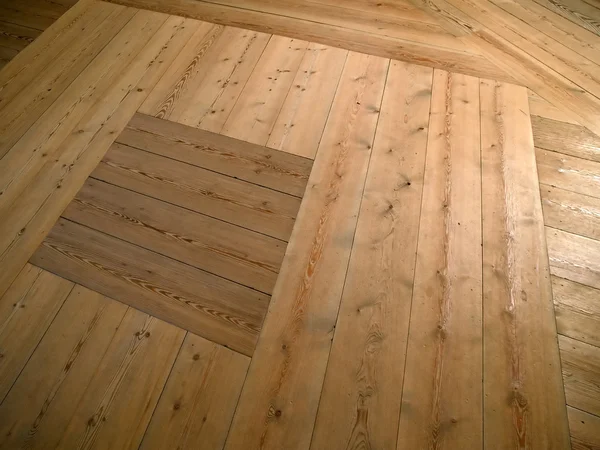 Un beau plancher classique en bois franc — Photo