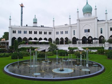 Tivoli Gardens, Copenhagen Denmark clipart