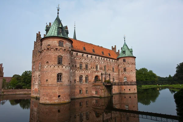 Egeskov Schloss Fünen-Dänemark — Stockfoto
