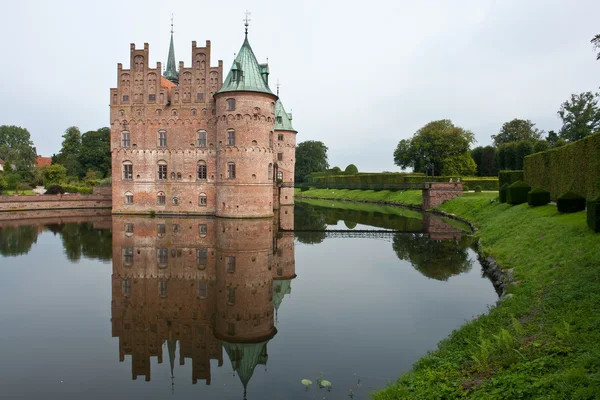 Egeskov slott Fyn Danmark — Stockfoto