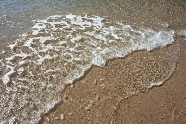 Plaża piasek i morze — Zdjęcie stockowe