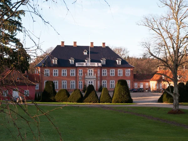 Grande bela mansão casa propriedade Dinamarca — Fotografia de Stock