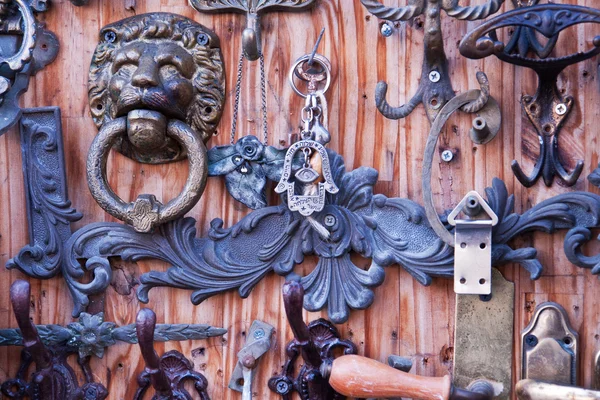 Collection of door knockers — Stock Photo, Image