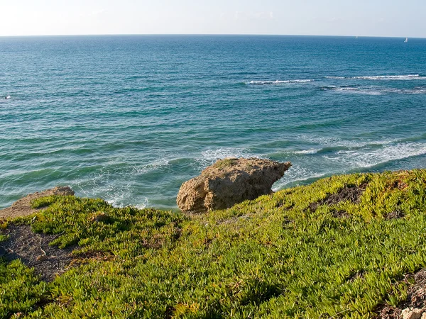 Bela paisagem costeira mediterrânica — Fotografia de Stock