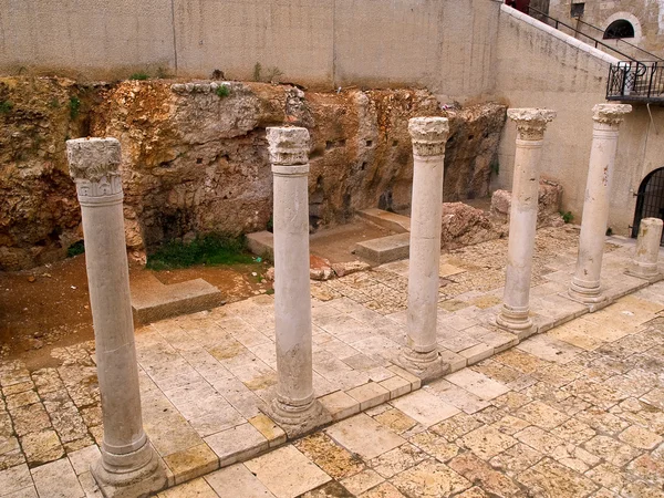 Romerska gatan cardo, jerusalem, israel — Stockfoto