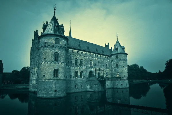 伊埃斯科城堡 funen 丹麦数字艺术 — 图库照片