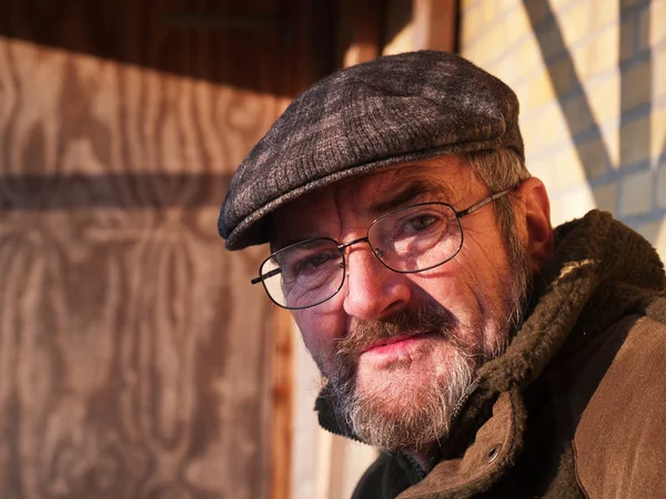 stock image Portrait of a happy senior man