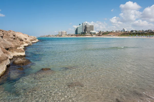 Strand in herzliya, Israël — Stockfoto