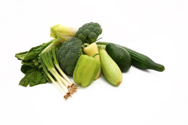 Zielone surowe warzywa — Zdjęcie stockowe