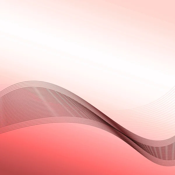 Abstrato onda de fundo vermelho — Fotografia de Stock