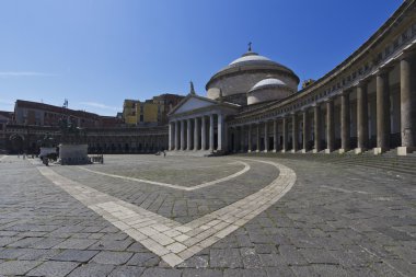 Church of St. Francis in naples clipart