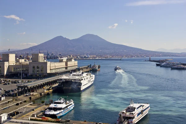 Neapol i morze — Zdjęcie stockowe