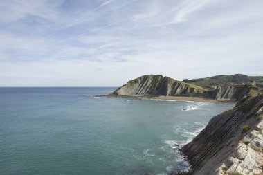 Zumaia beach ve flysch