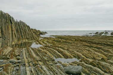 Zumaia beach ve flysch