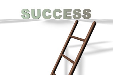 The Ladder of Success clipart