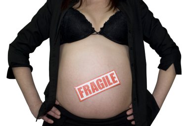 Fragile Tummy clipart