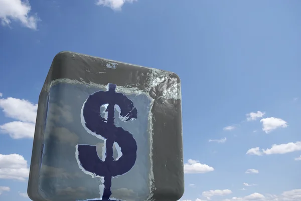 Eingefrorene Ersparnisse — Stockfoto