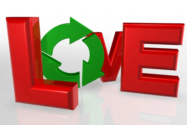 Love Recycling — Stock Photo, Image