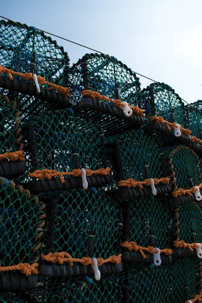 Crab Pots against blue sky — Stock Photo, Image