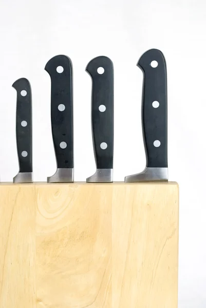 stock image Kitchen knives front on