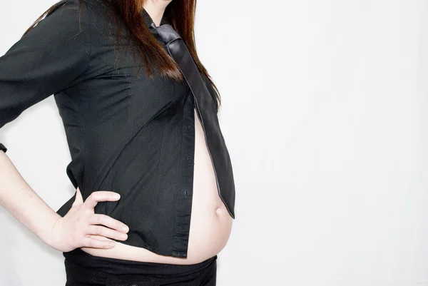 Embarazo en el Trabajo — Foto de Stock