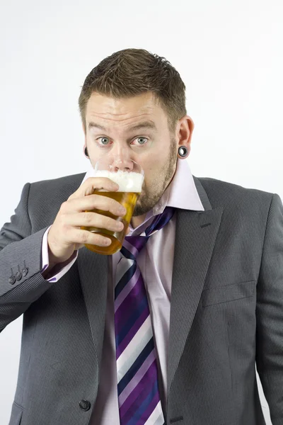 stock image Having a Pint