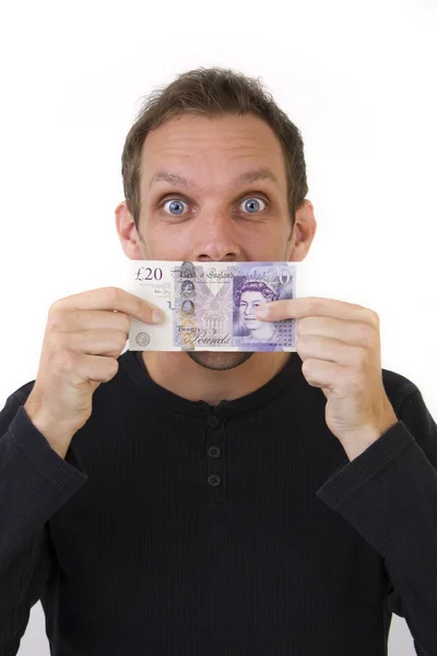 Money for mouth Expression — Stock Photo, Image