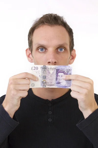 Put Your Money Where Your Mouth Is — Stock Photo, Image