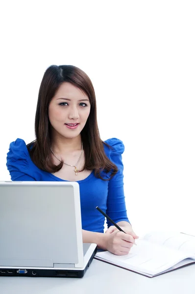 Cute young woman working — Stock Photo, Image