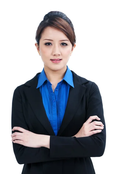 Mladá asijská obchodní žena — Stock fotografie