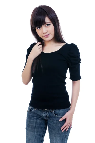 Cute young woman posing — Stock Photo, Image