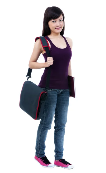 Casual Young Female Student — Stock Photo, Image