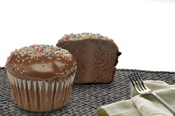 Chocolate Muffins — Stock Photo, Image