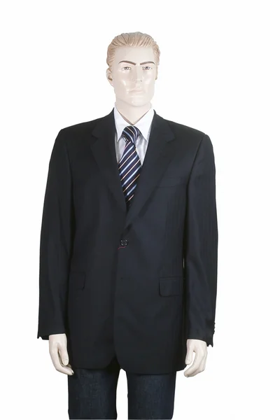Ceket elbise mankenin erkek kravat ile — Stok fotoğraf