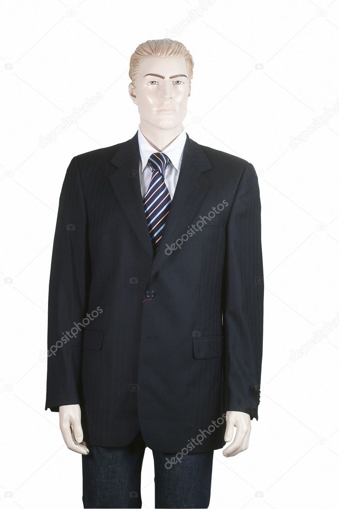 Blazer with dress mannequin man tie