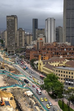 Bogota Kolombiya carrera 7 İnşaat