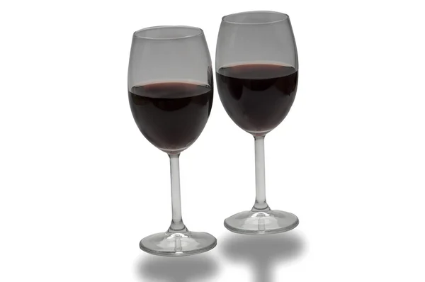 Tazas de vino tinto Alcohol —  Fotos de Stock