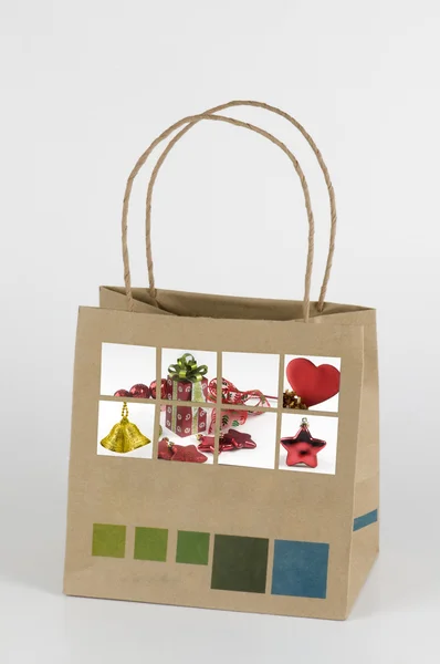 Christmas Gift Bag — Stock Photo, Image