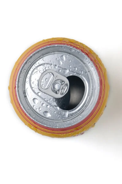 Ανοίξτε τα μεταλλικά κουτιά μπύρας με κλείδωμα δαχτυλίδι — Φωτογραφία Αρχείου