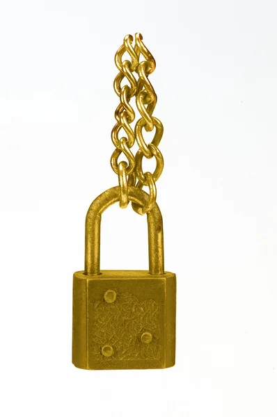 Κλειδαριά με αλυσίδα — Φωτογραφία Αρχείου