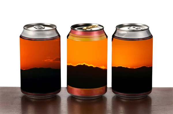 アルミのビール缶 — ストック写真
