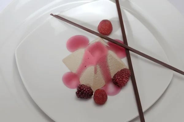 Dessert sucré fraise — Photo