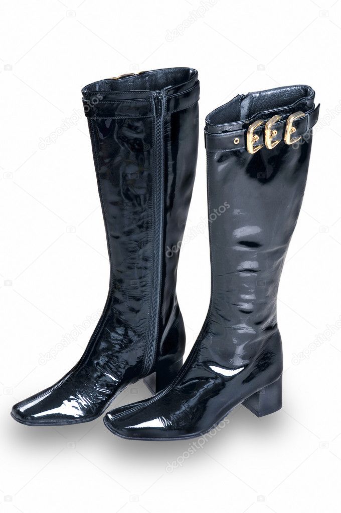 Woman leather boots