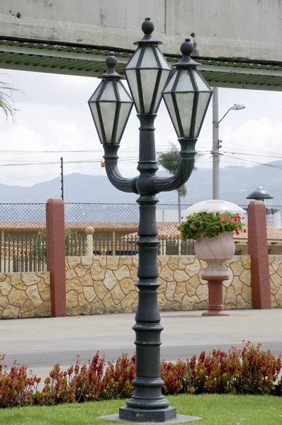 Trzy lampy — Zdjęcie stockowe