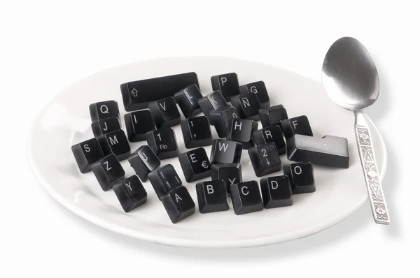 Zupa alfabetu — Zdjęcie stockowe