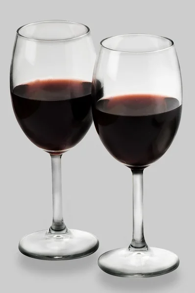 Picie czerwonego wina — Zdjęcie stockowe