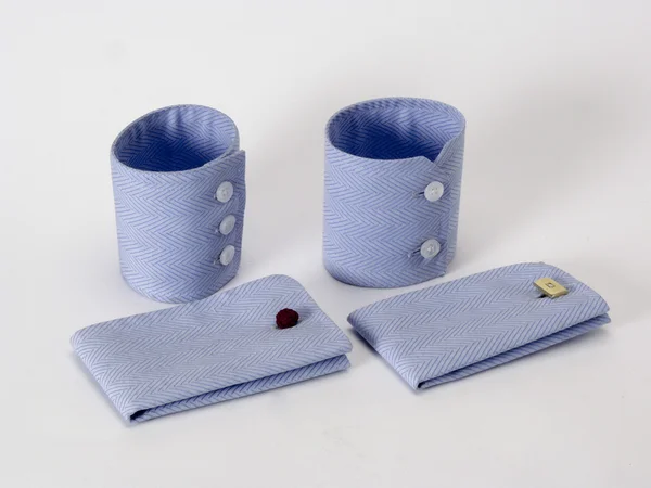 Cuffs with cufflinks Royalty Free Stock Photos