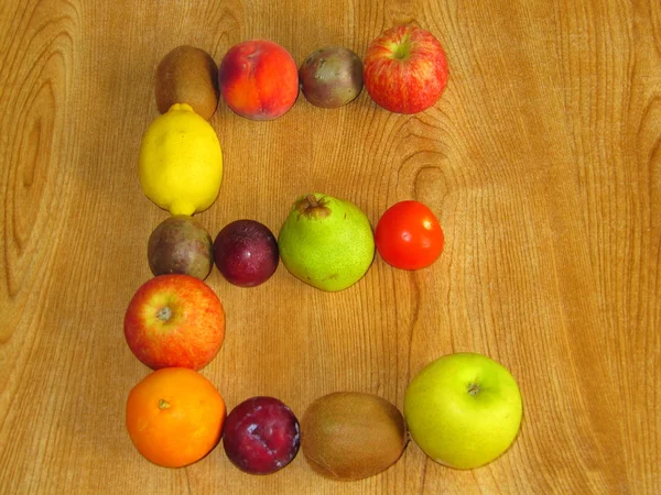 Fruity E — Stock Photo, Image