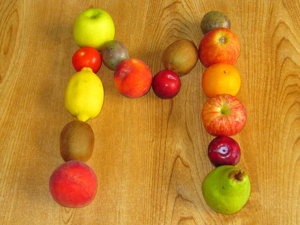 Fruity M — Stock Photo, Image