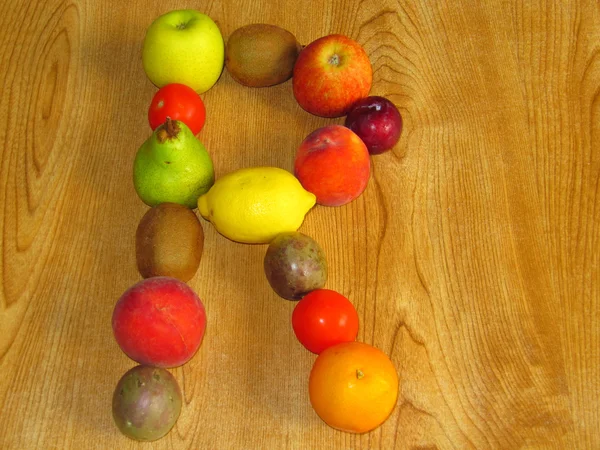 Fruity R — Stock Photo, Image